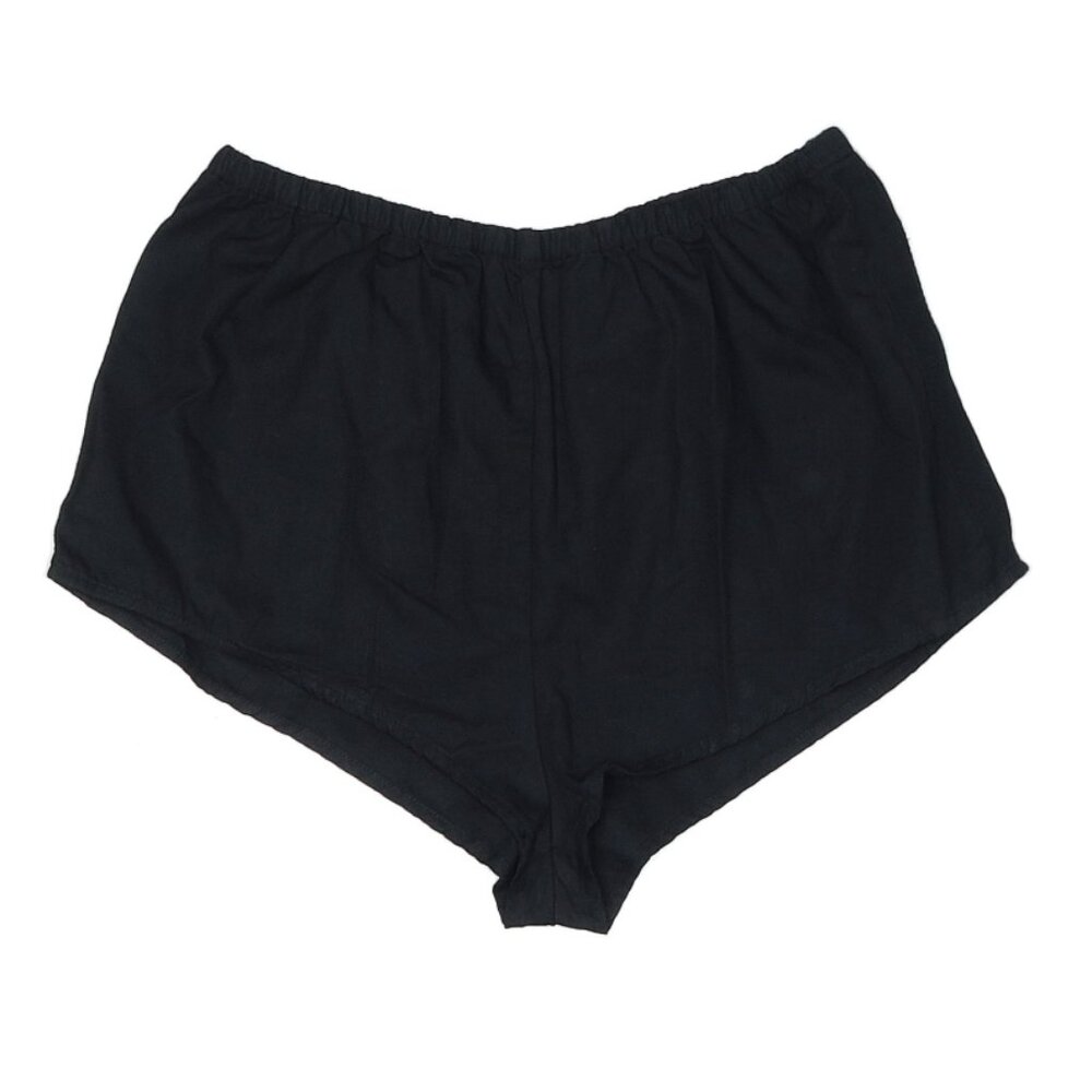 Anthropologie | black linen Athletic shorts running shorts